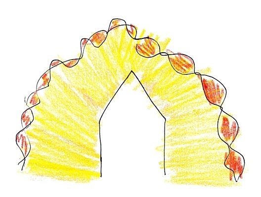 The golden aura around the object The golden aura around the object