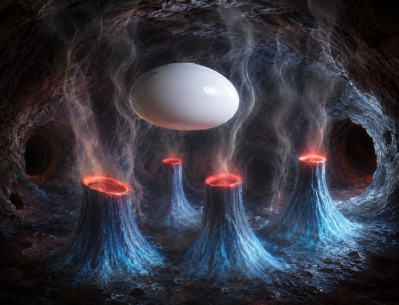 Antarctica egg cave Antarctica egg cave