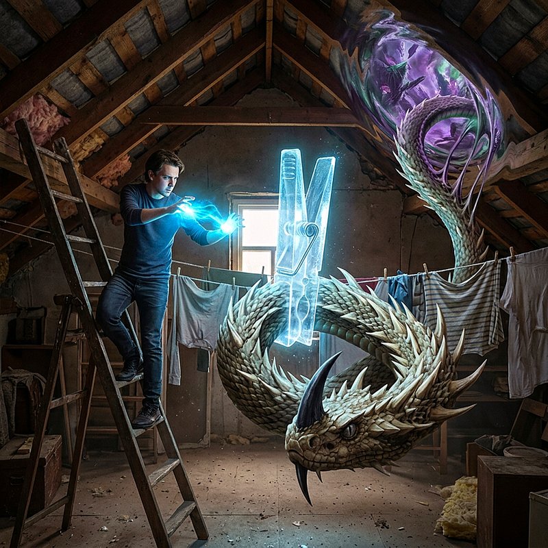 Snake from another dimension Snake from another dimension